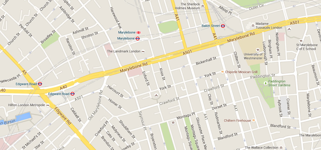 the map of extatic tantric massage in London